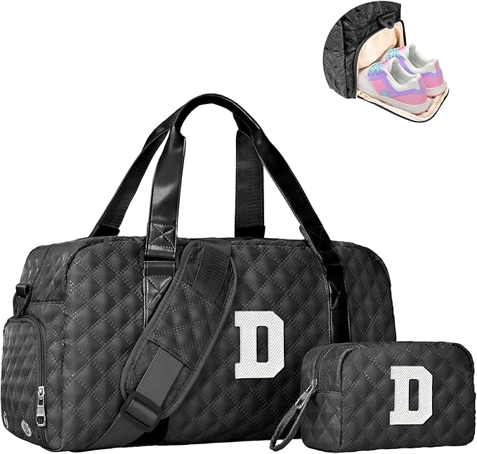 Girls Birthday Gifts, Travel Duffel Bag, Personalized Weekender Bag, Monogram Overnight Bag Gift for Grandmother, Birthday Gifts Personalized Gifts Bridesmaid Gifts, Mom Gifts