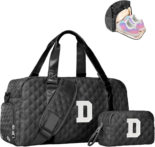 Girls Birthday Gifts, Travel Duffel Bag, Personalized Weekender Bag, Monogram Overnight Bag Gift for Grandmother, Birthday Gifts Personalized Gifts Bridesmaid Gifts, Mom Gifts
