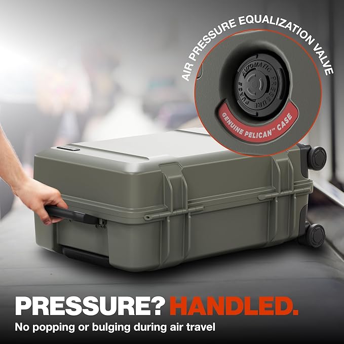 Pelican ATX Luggage - Hardside Carry On Luggage with Wheels - 22 Inch Carry On Bag - Airline Approved (Charcoal)