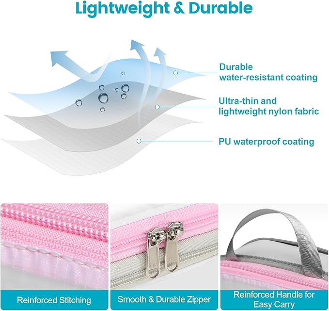 Cambond Compression Packing Cubes for Travel Women - Lightweight Luggage Organizers Bag Packing Cubes for Carry on Suitcases