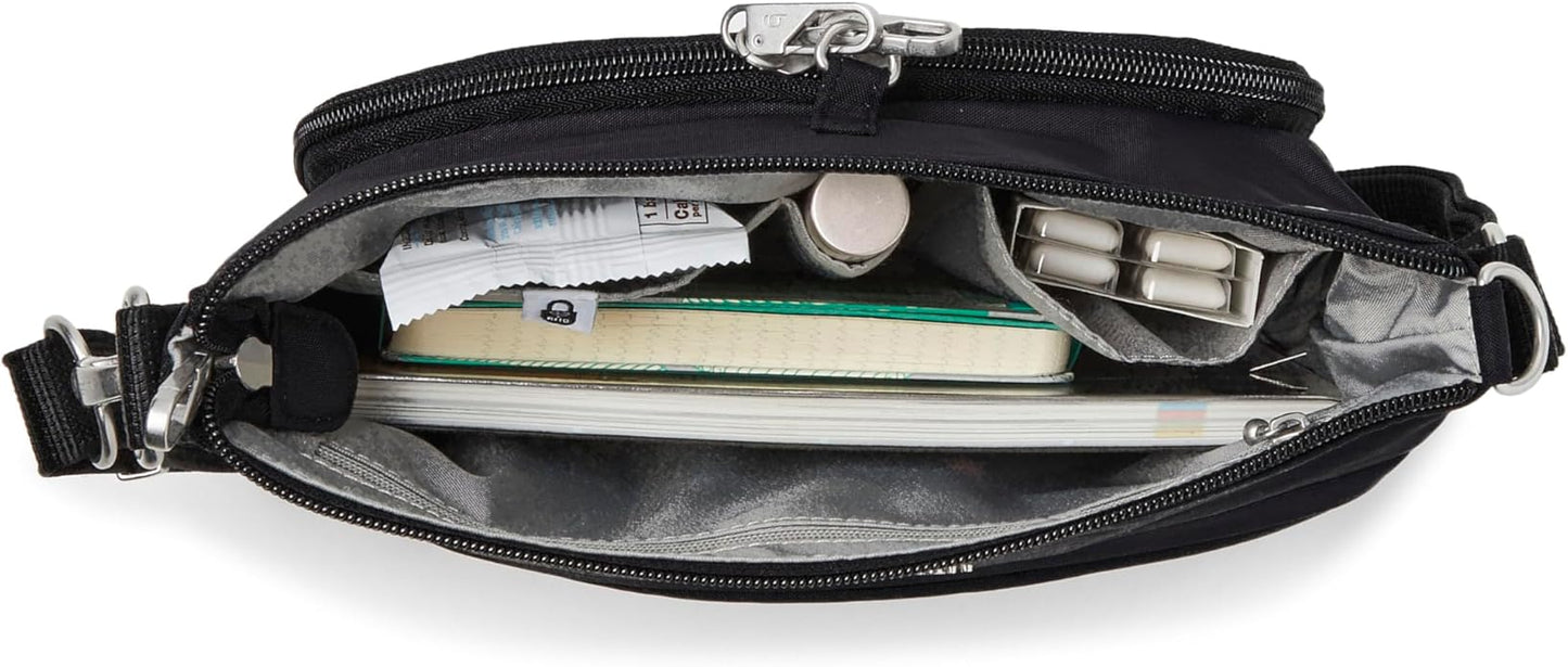 Baggallini womens Securtex Anti-theft Memento Crossbody Bag