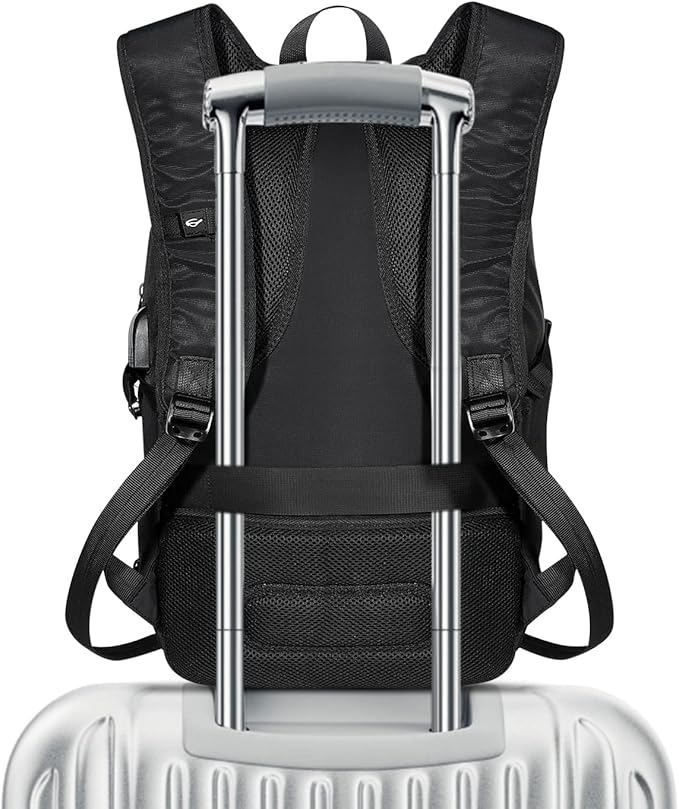 Tzowla 35 Liter Anti Theft Backpack with Giant Tumbler Holder Pocket and Lock,15.6 Inch Laptop Backpack