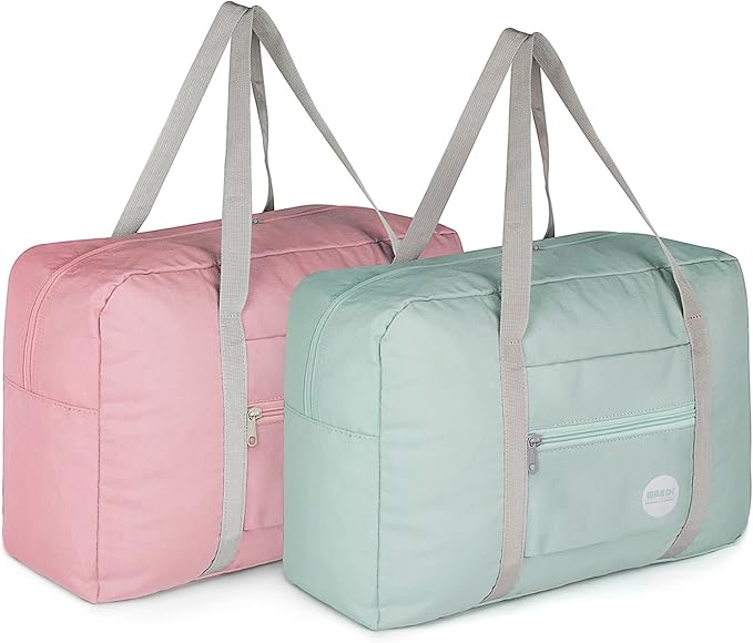 WANDF For Spirit Airlines Personal Item Bag 18x14x8 Travel Duffel Bag Underseat Foldable Carry-on Luggage for Women