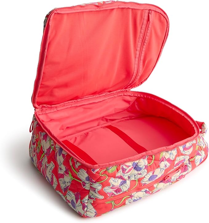 Vera Bradley Women's Featherweight Westover Hybrid Backpack, Swirling Poppies, One Size