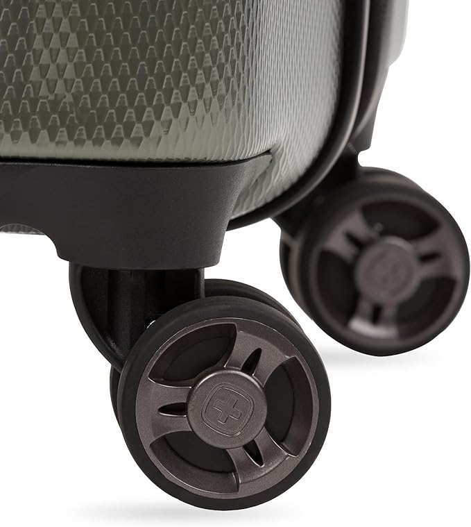 SwissGear 7272 Energie Expandable Hardside Luggage with Spinner Wheels and TSA Lock, Gunmetal, 2-Piece Set (19/27)