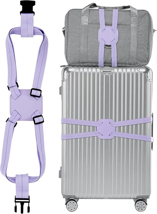Travelkin Luggage Straps Bag Bungees add a Bag, Luggage Bungee for suitcases Elastic Strap Belt