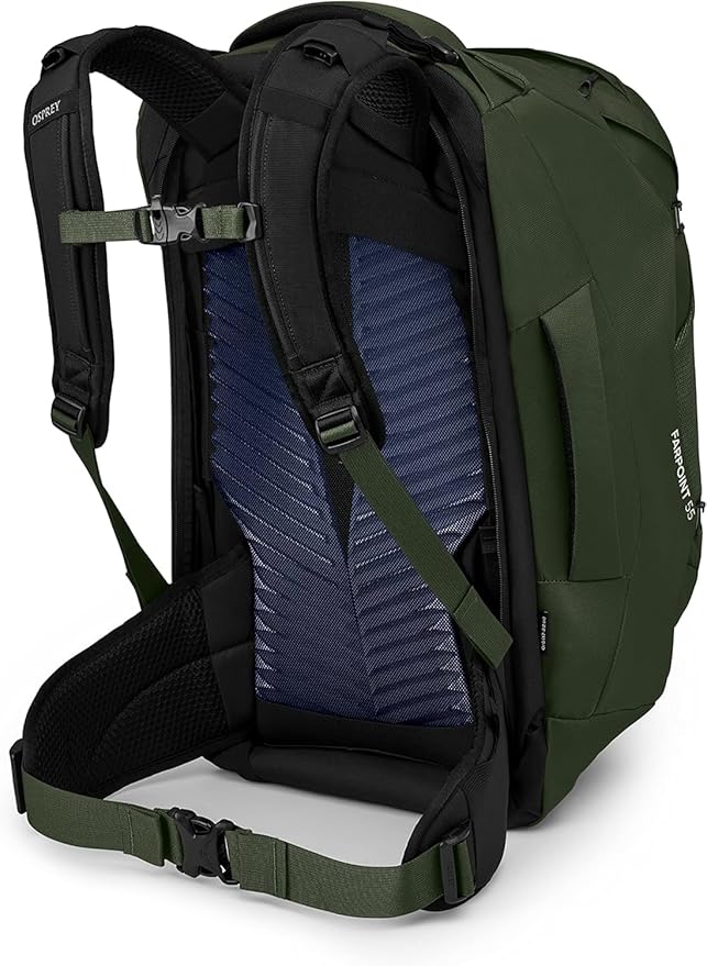 Osprey Farpoint 55L Men's Travel Backpack, Gopher Green
