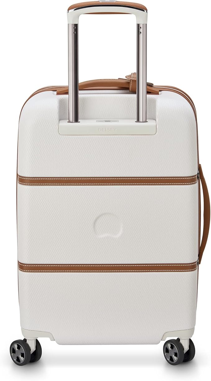 DELSEY PARIS Chatelet Air 2.0 Hardside Luggage with Spinner Wheels, Angora, 2 Piece Set, (20/Backpack)