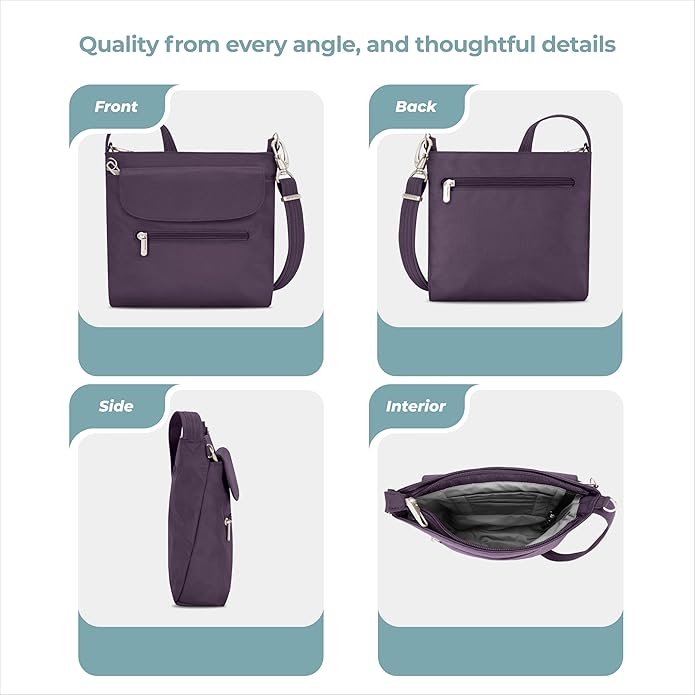 Travelon Anti-Theft Classic Mini Shoulder Bag