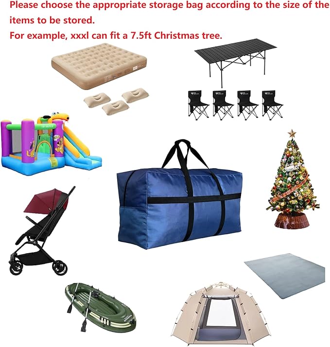 Christmas Tree Storage Bag 7.5ft 6ft 7ft 9ft, Christmas Tree Heavy Duty Storage Bags 1680D Oxford Red