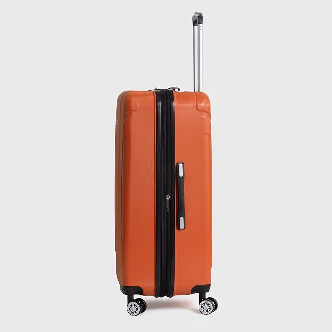 Ben Sherman Derby Spinner Travel Upright Luggage, Mandarin, 28-Inch Checked