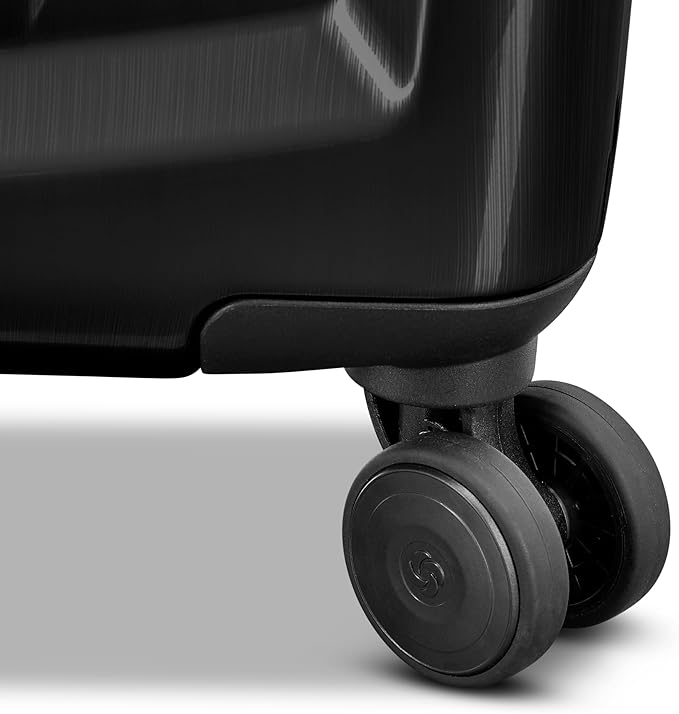 Samsonite Winfield 2 Hardside Expandable Luggage with Spinner Wheels, Brushed Anthracite, Checked-Medium 24-Inch