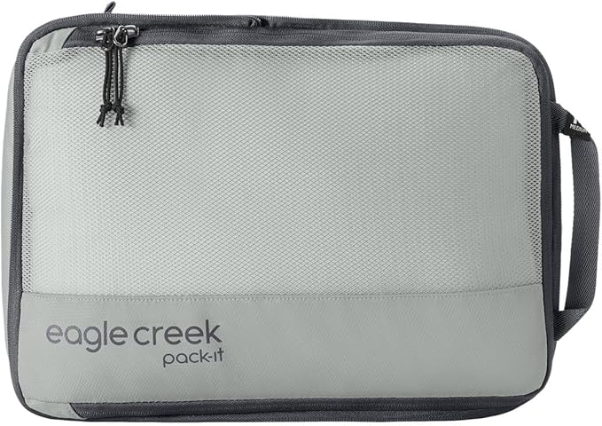 Eagle Creek Pack-It Isolate Compression - Lightweight Cube for Optimizing Luggage Space - Easy-Grab Zipper - Convenient Top Handle - Recycled Materials - Small