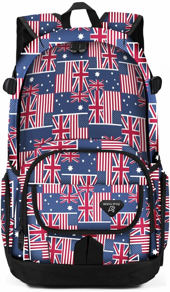 rickyh style School Backpack Travel Bag for Men & Women Lightweight College Back Pack with Laptop Compartmen