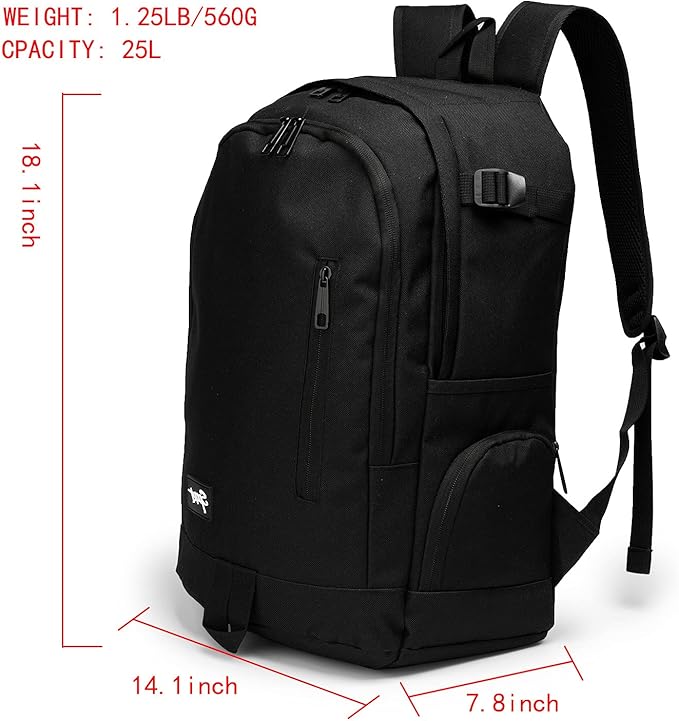 rickyh style School Backpack Travel Bag for Men & Women Lightweight College Back Pack with Laptop Compartmen