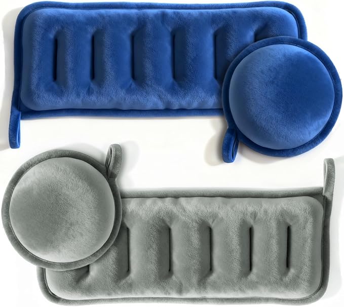 Small Microwave Heating Pad Rice Hot Pack with Moist Warm Compress Packs Microwavable for Relaxing Warmth Reusable Bean Bag Compresas Calientes Scented and Unscented Pack of 4