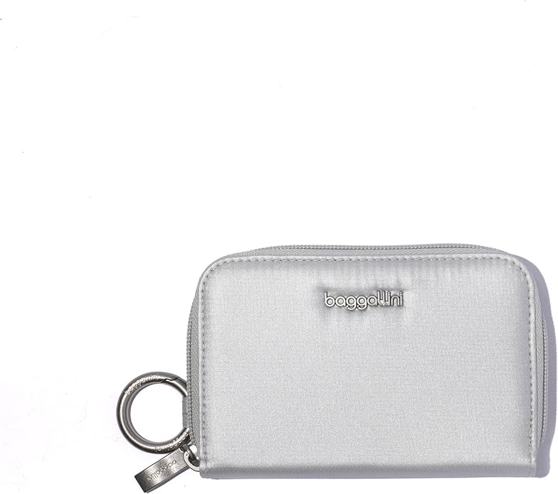 Baggallini Deluxe Card Case - Lightweight 5.5"x3.3" RFID Protected Womens Wallet Card Holder