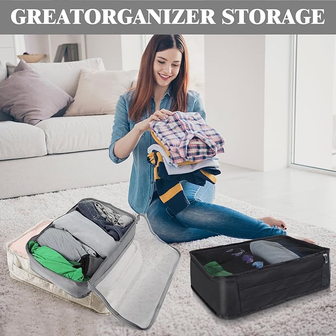 12 Pcs Packing Cubes for Suitcase Travel Luggage Bags Bulk Mesh Organizer Set for Hiking Camping Backpacking Clothes Accessories