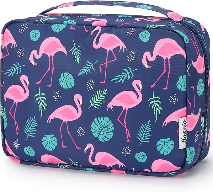 Mossio Hanging Toiletry Bag with Sturdy Hook - Large Portable Cosmetic Makeup Travel Organizer for Men & Women