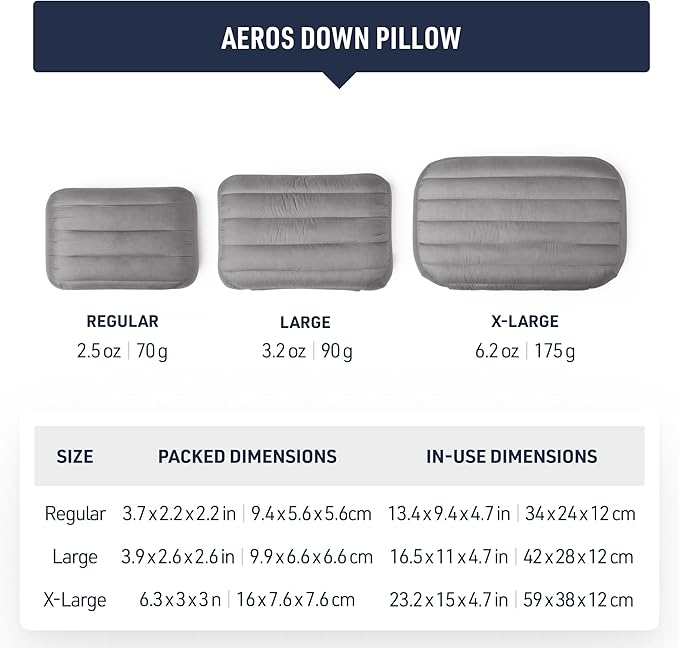 Sea to Summit Aeros Down Inflatable Pillow
