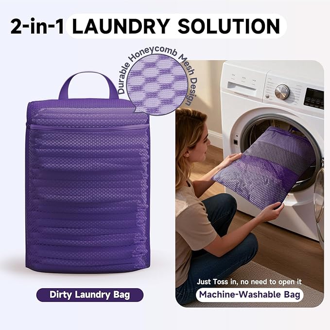 11 Set Packing Cubes for Travel, Gifts for Women Mom Kids, TSA Approved Bags for Makeup, Cosmetic, Toiletry, Suitcase Organizers for Checked Luggage, Cruise Essentials, Airplane Accessories, Purple