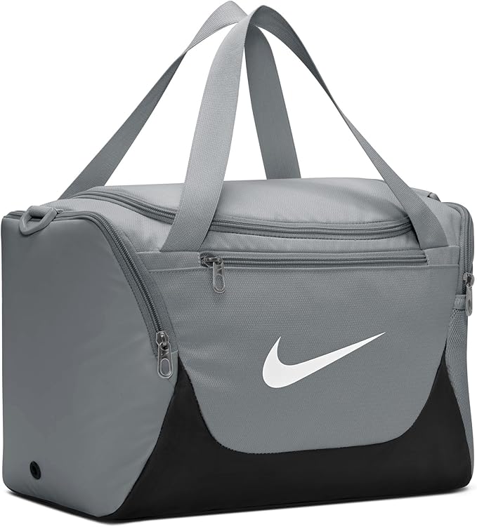 Nike Brasilia Duffel (X-Small), Smoke Grey/Black/White, MISC