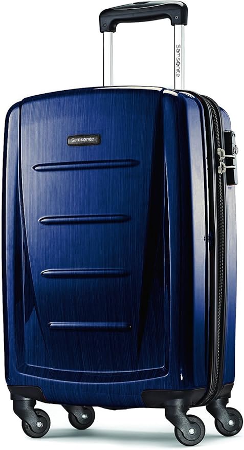 Samsonite Winfield 2 Hardside Luggage with Spinner Wheels, Navy, Carry-On 20-Inch