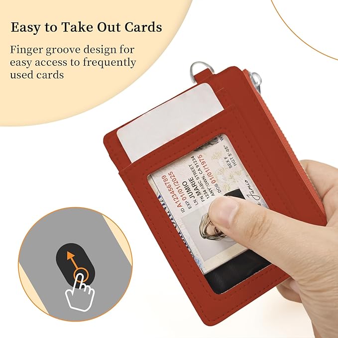 Hancynir Slim Wallet Women Credit Card Holder Sunset Deer RFID Small Mini Card Case Front Pocket PU Leather Thin Travel Zipper Coin Cash ID Window Ladies Female Wallet Gifts