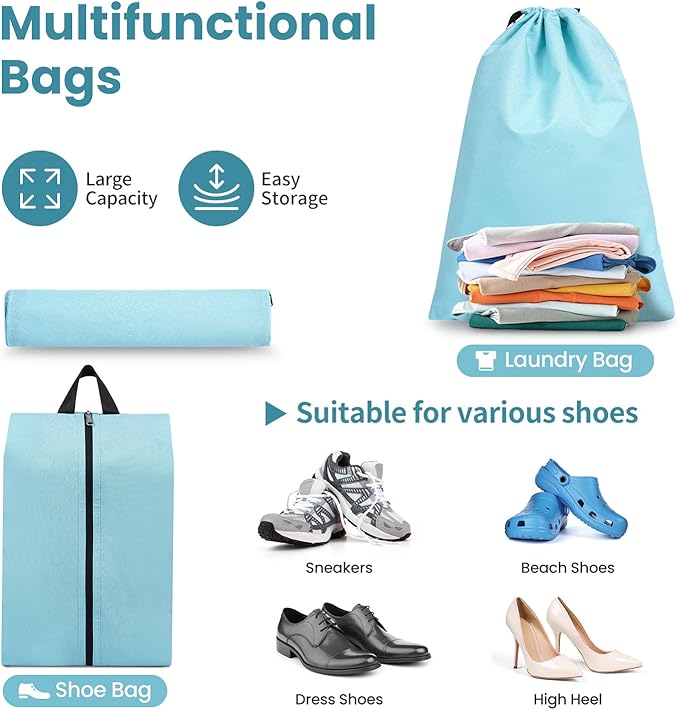 Compression Packing Cubes for Travel, Lightweight Vacation Travel Essentials, Travel Accessories for Suitcase Organizer Bags Set, Durable Luggage Organizer