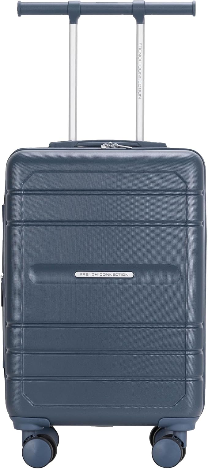 French Connection Le Voyage Luggage Set, Navy, 22" Carry-On