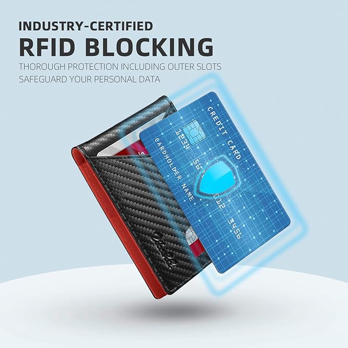 Zitahli Bifold Wallets for Men - Slim RFID Leather Credit Card Holder for 6-11 Cards, Minimalist Thin Wallet with ID Window & Cash Slot,Front Pockt Carteras Para Hombres, Birthday Gifts for Men | Slim, RFID Blocking, Premium, Front Pocket, Gift Box, Le...