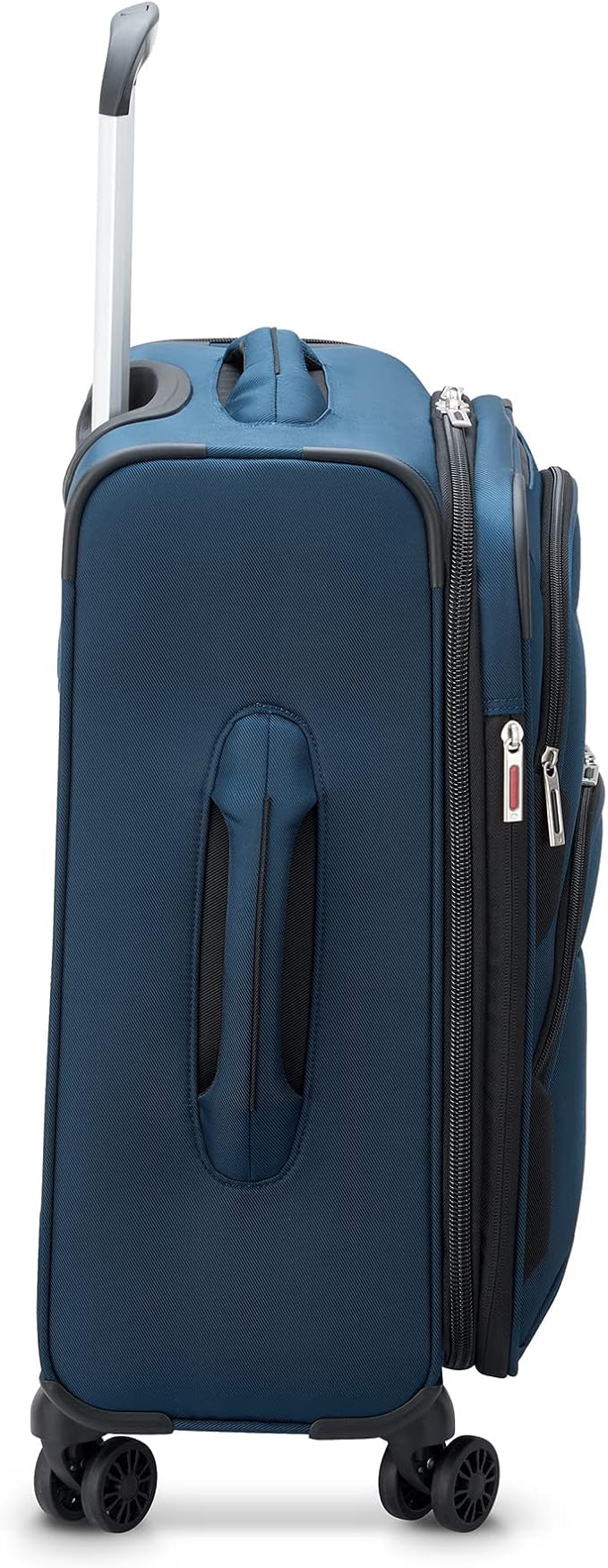 DELSEY PARIS Sky Max 2.0 Softside Expandable Luggage with Spinner Wheels, Blue, Carry-on 21 Inch