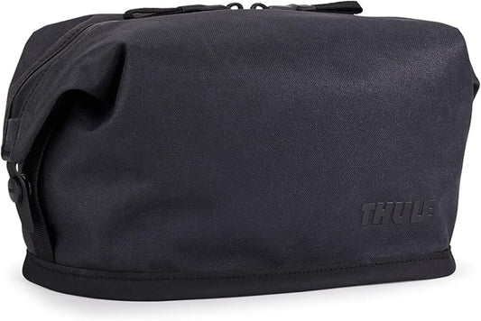Thule Aion Toiletry Bag - Water-resistant bag for toiletries, makeup & shaving essentials - Removable liquids bag included - Easy to clean - Snap loop for easy hang - Waxed, PFC-free fabric