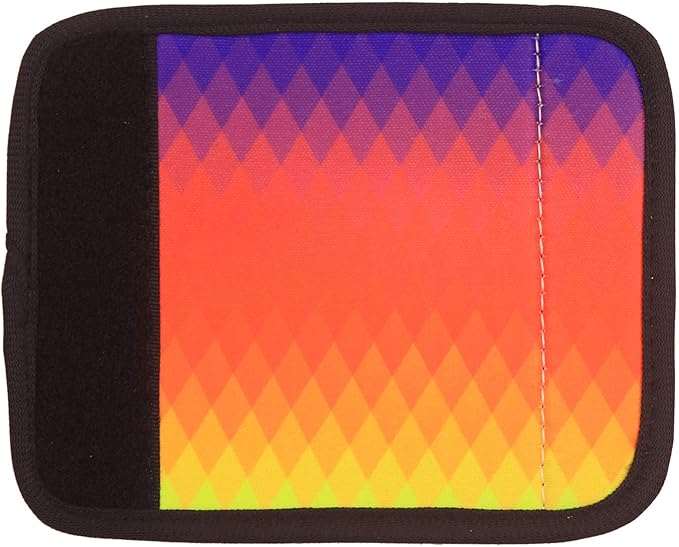 5 Pack Neoprene Luggage Handle Wraps Bright Luggage Tags/Identifiers/Marker/Grips Travel Accessories for Airplane/Flying/Luggage (Check(Orange))