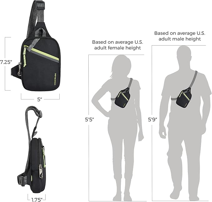 Travelon Anti-Theft Greenlander Compact Sling Bag