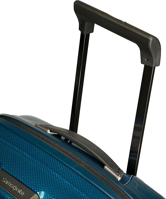 Samsonite Proxis Global Carry-On Hardside Luggage with Dual Spinner Wheels, Airline Approved - Innovative Roxkin™ Lightweight Shell With Ultimate Durability- TSA Lock, Telescopic Handle - Petrol Blue