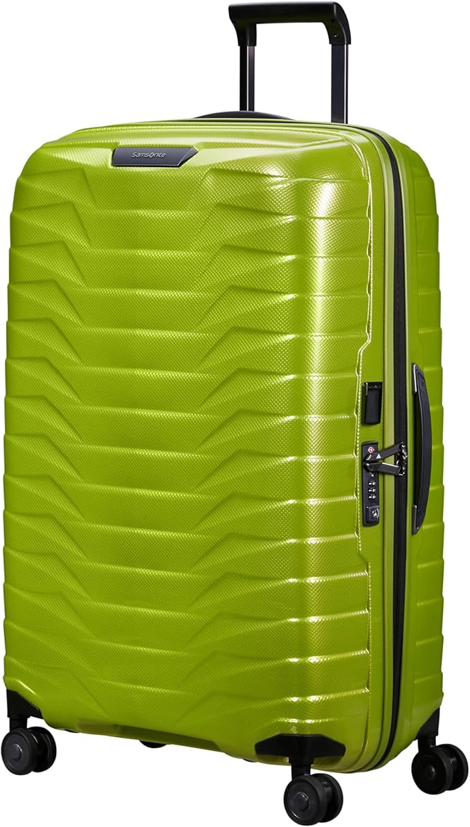 Samsonite Proxis Large Hardside Luggage with Dual Spinner Wheels - Innovative Roxkin™ Lightweight Shell With Ultimate Durability- Includes TSA Lock, Ergonomic Telescoping Handle - Lime