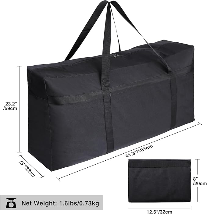 REDCAMP Foldable Travel Bag, Large Sports Bag, 75L/96L/100L, Lightweight Waterproof Tote Bag