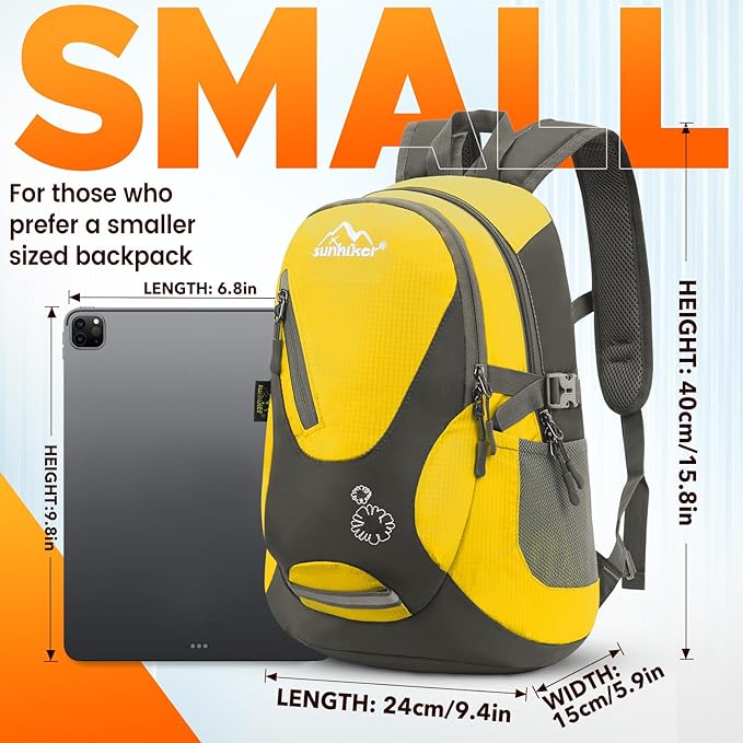 sunhiker Small Hiking Backpack Women Men 20L Lightweight Travel Backpack Daypack Casual Backpack For Cycling Outdoor Camping