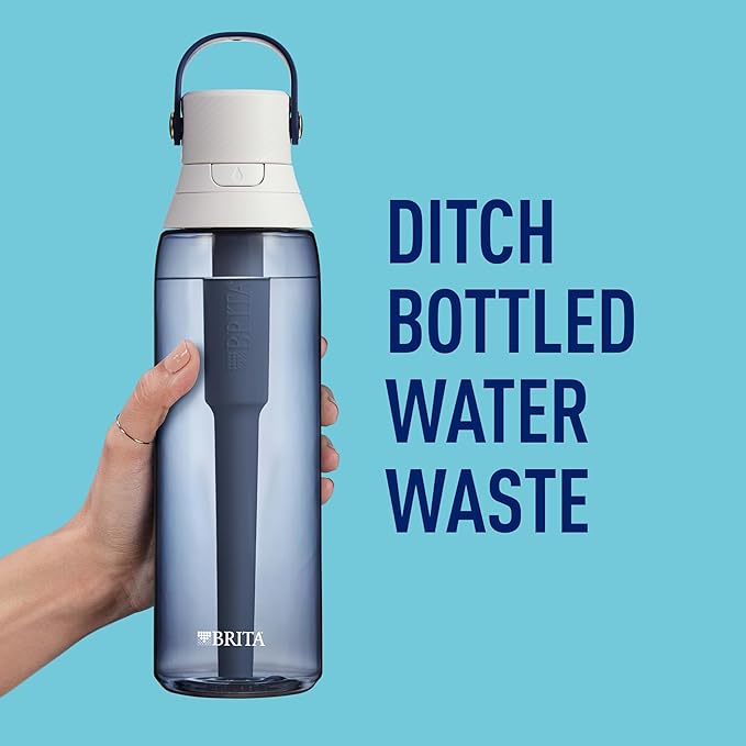 Brita 36386 Premium Water Filter Bottles, 26oz, Night Sky