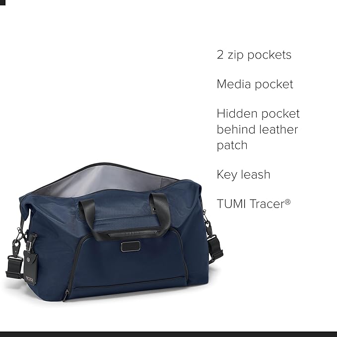 TUMI - Alpha Double Expansion Duffel - Business & Weekend Travel Duffel Bag - Designed for Durability & Functionality