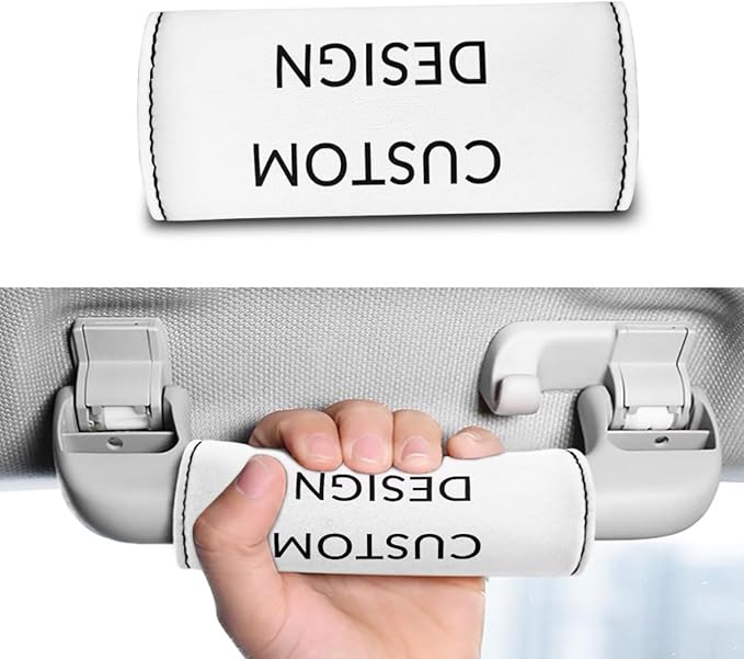 BIGCARJOB Custom Design Luggage Handle Wrap for Suitcase,2 Pcs Personalized Door Handle Protector Covers Luggage Handle Wraps Protection Cover for Women Men