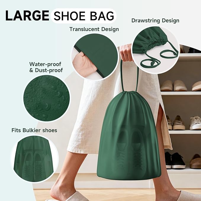 11 Set Packing Cubes for Travel, Gifts for Women Mom Kids, TSA Approved Bags for Makeup, Cosmetic, Toiletry, Suitcase Organizers for Checked Luggage, Cruise Essentials,Airplane Accessories, Dark Green