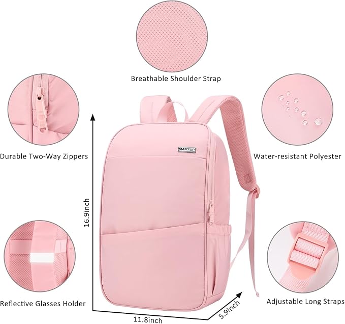 MAXTOP Deep Storage Laptop Backpack Business Anti-theft Backpacks[Water Resistant] College Computer Bookbag Fits 16 Inch Laptop