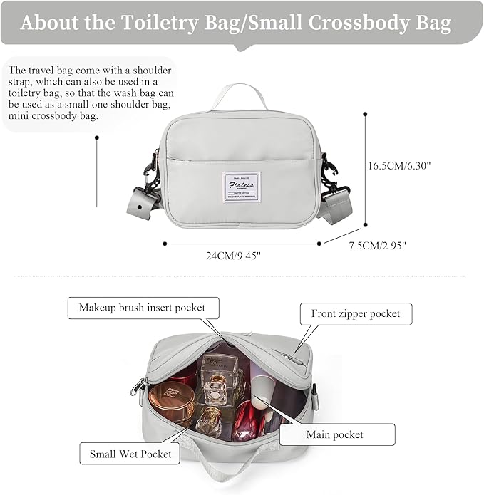 Weekender Bags for Women,Personal Item Travel Bag with Shoes Compartment,Overnight Travel Duffel Bag with Toiletry Bag