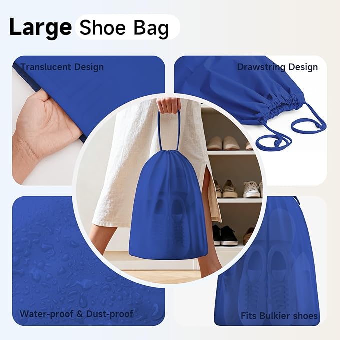 11 Set / 9 Set Packing Cubes for Travel,Gifts for Women Mom Kids,TSA Approved Bags for Makeup, Cosmetic, Toiletry, Organizers for Suitcase Carry On,Cruise Essentials Airplane Accessories,Klein Blue