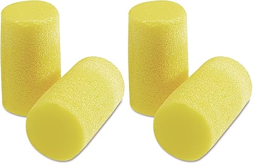 3M Ear Plugs, 200 Pairs/Box, E-A-R Classic Plus 310-1101, Uncorded, Disposable, Foam, NRR 33, for Drilling, Grinding, Machining, Sawing, Sanding, Welding, Slightly Longer Ear Plug, 1 Pair/Pillow Pack