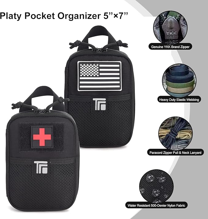 Multipurpose Zipper Pouch with Adjustable Strap - Compact Organizer for Daily Use, Travel, Office & School Supplies