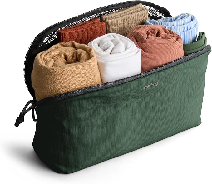 Bellroy Packing Cube 4L (Organizer Packing Pouch with Internal Zip Pocket and Durable, Lightweight Design) - Spruce