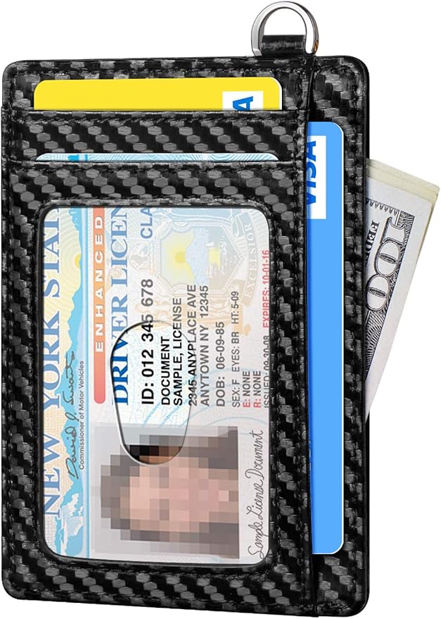 FurArt Slim Minimalist Wallet, Front Pocket Wallets, RFID Blocking, Credit Card Holder for Men